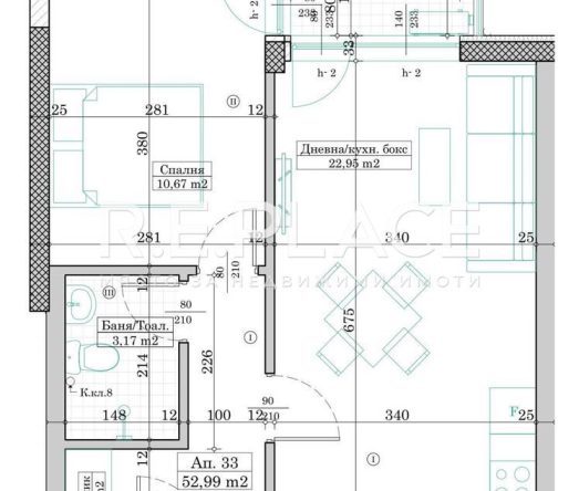 Продава двустаен апартамент в м-т Сотира, гр. Варна
