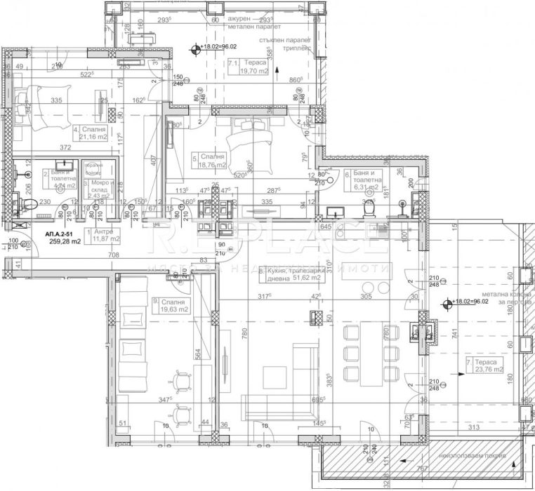 Продава четиристаен апартамент в к.к. Слънчев ден, гр. Варна