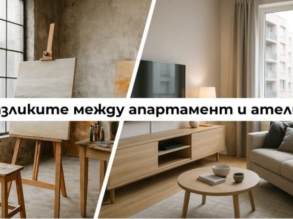 разликите между апартамент и ателие, какво трябва да знаете