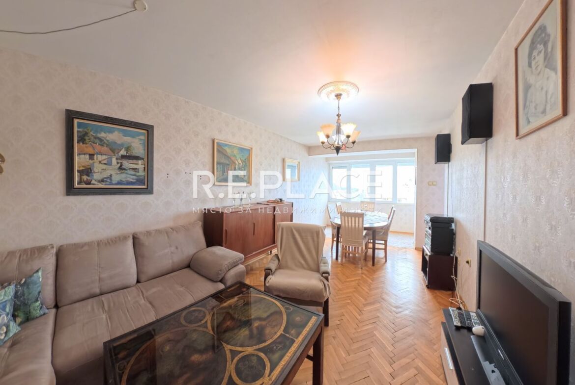 Тристаен апартамент под наем с нескриваема морска панорама – кв. Чайка, гр. Варна