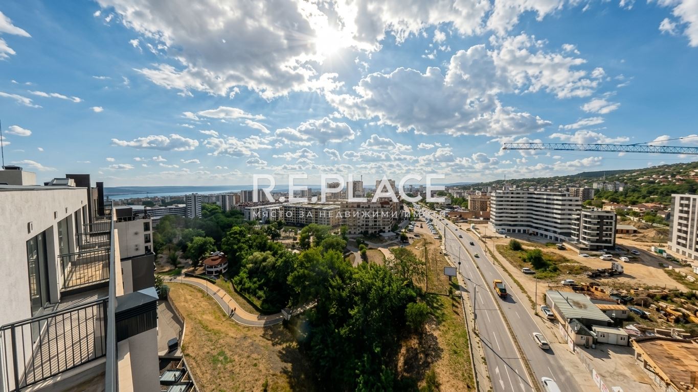 Панорамен апартамент с АКТ 16, огромна тераса (35м2) и паркомясто до Парк Възраждане!
