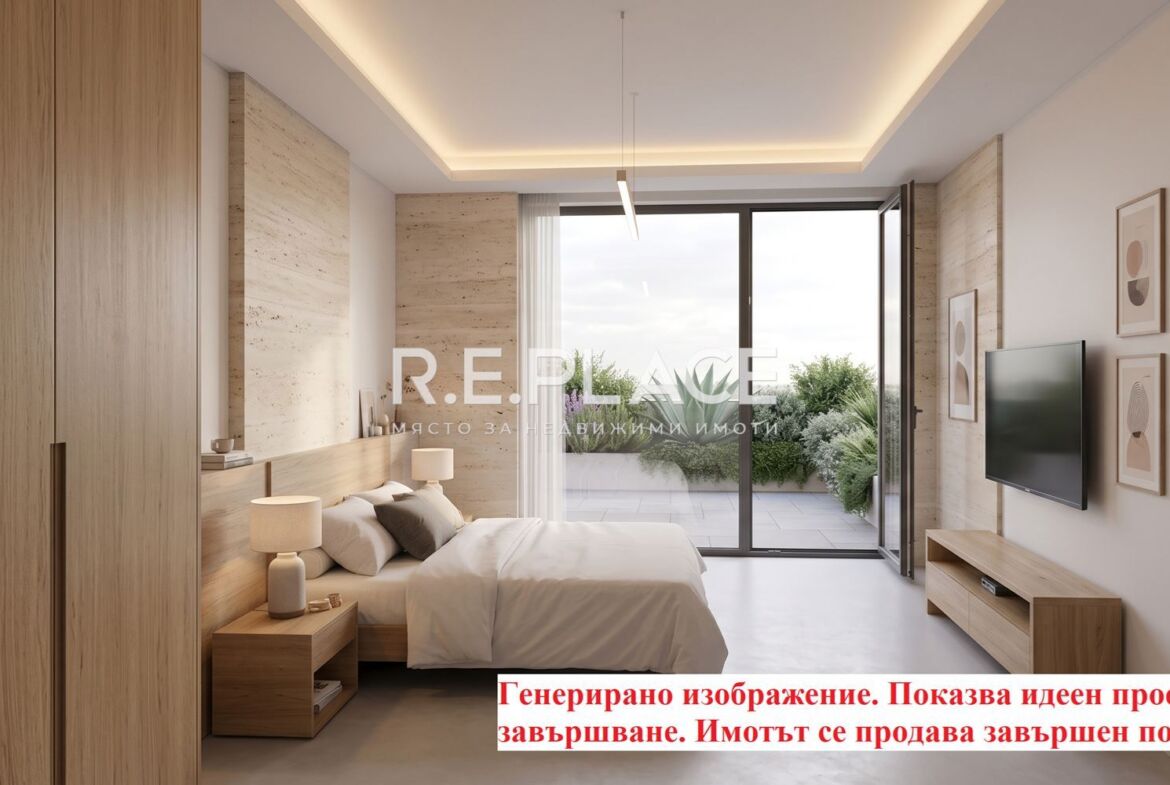 Панорамен апартамент с АКТ 16, огромна тераса (35м2) и паркомясто до Парк Възраждане!